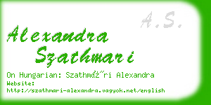 alexandra szathmari business card